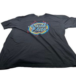 World Elite Season 2 Mens Size XXL Short Sleeve Concert Tee Shirt Black Preowned